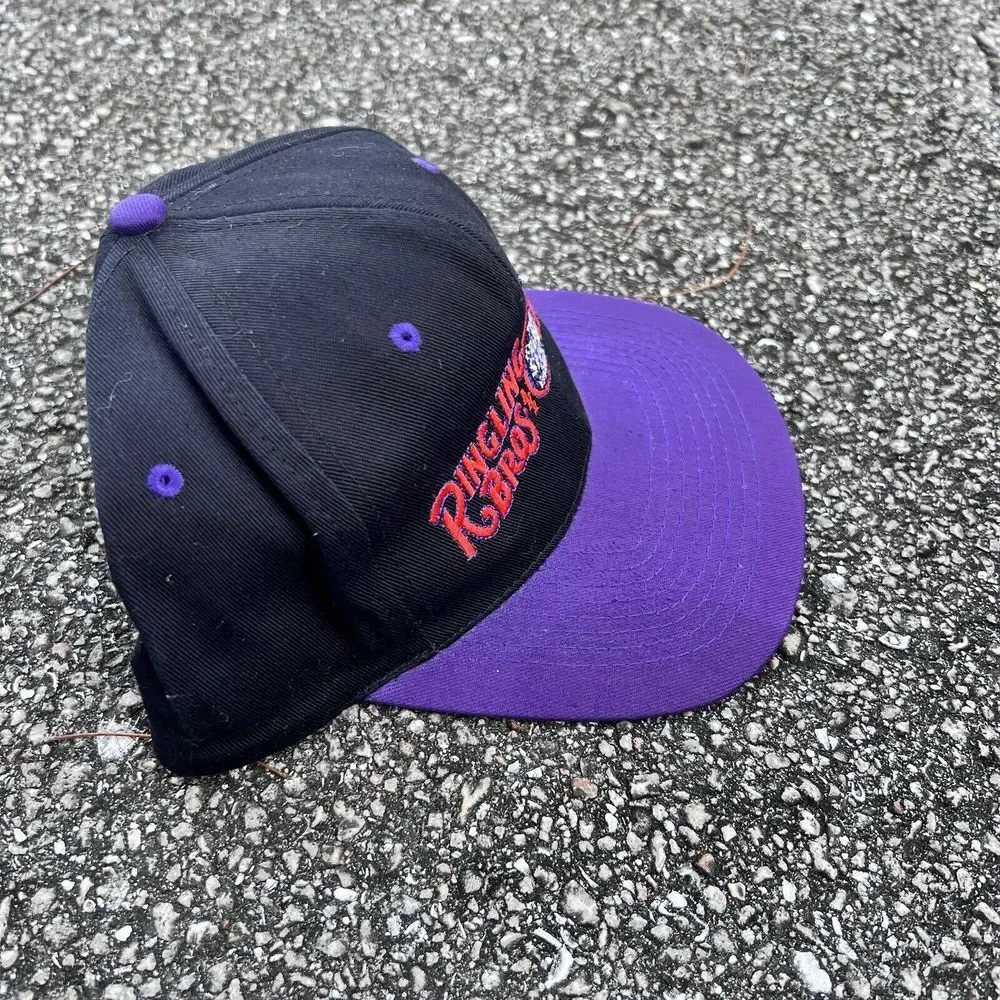 Vintage Ringling Bros and Barnum & Bailey Circus snapback Purple Black
